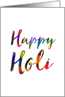 happy holi, festival of color and spring card