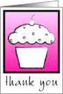 grunge cupcake thank you volunteer card