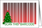 Merry Xmas Barcode card