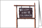 welcome to colorful colorado moving announcement card