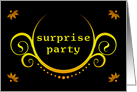 surprise party invitation card