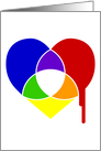 color chart heart card