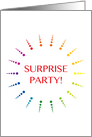 surprise party invitation card