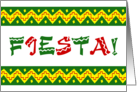 fiesta! : theme party invitation card
