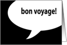 bon voyage! (blank inside) card
