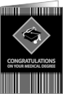 congratulations on getting your medical degree card