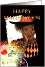 happy halloween party invitation photo card