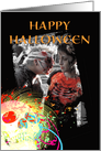 happy halloween photo card