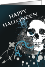 happy halloween : hi-fi skull card