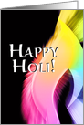 happy holi : festival of color bonfire card