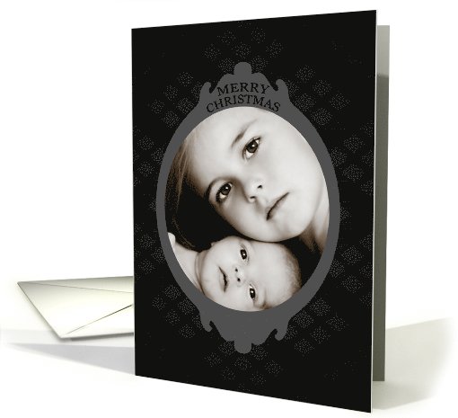 merry christmas : photo frame card (1106208)