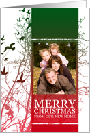 merry christmas from our new home card
