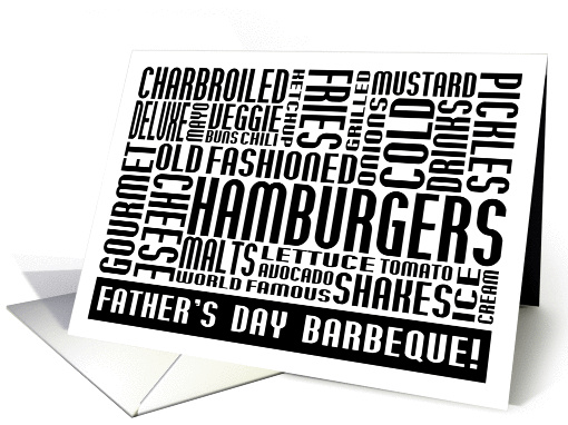 Father's Day Barbeque Invitation card (1117600)