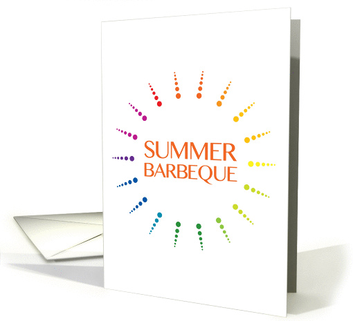 summer barbeque invitation card (1117622)