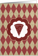 pizza party invitation card