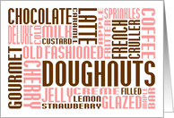 doughnuts chitChat card