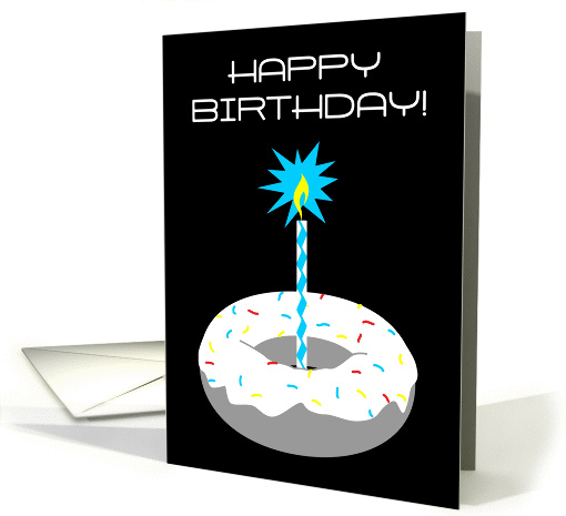 happy birthday donut card (1118206)