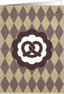 soft pretzel card