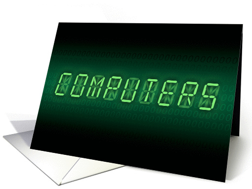 computers digital readout card (1119658)