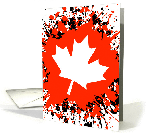 canadian maple leaf card (1119832)