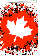 canadian maple leaf card