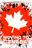 moving to canada! card
