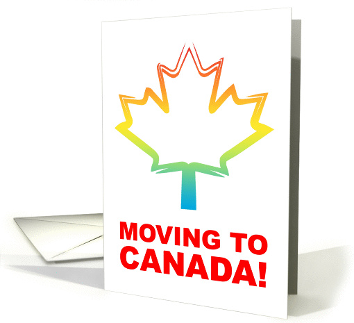 moving to canada! card (1119838)