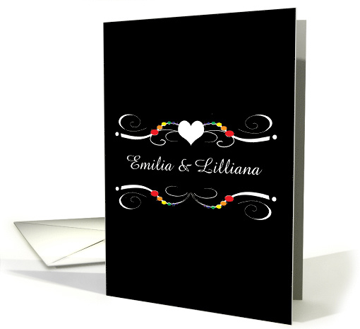 rainbow wedding invitations card (1132560)