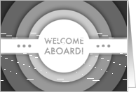 welcome aboard! card