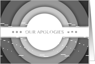 our apologies card