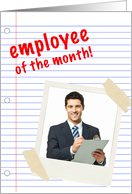 employee of the month! card