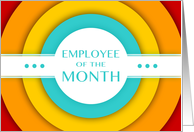 employee of the month! card