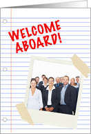 welcome aboard! card