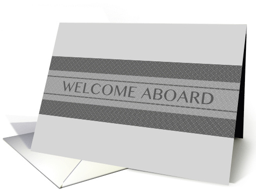 Welcome Aboard New Employee card (1135502)