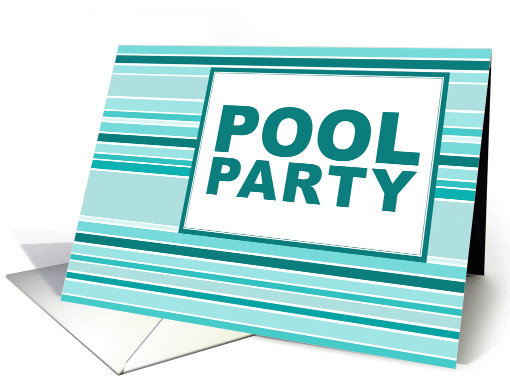 pool party invitations card (1136232)