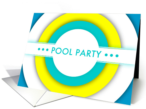 pool party invitations card (1136238)