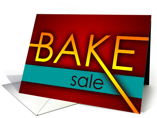 bake sale invitation card (1152012)