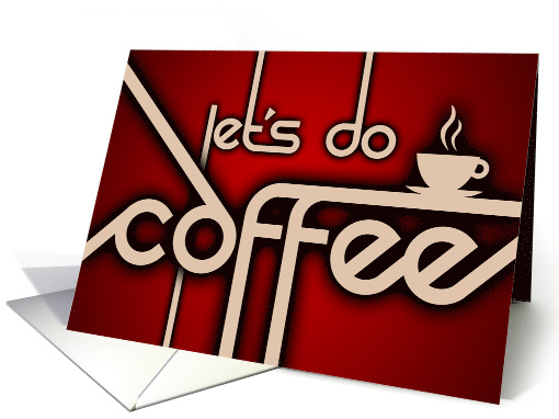 let's do coffee! invitation card (1152522)