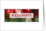 PIZZA PARTY card