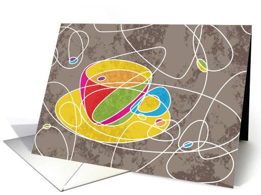 coffee illustration (blank inside) card (1191940)
