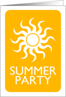 summer party card