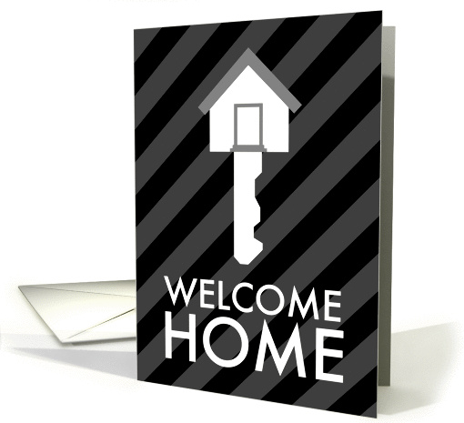 WELCOME HOME party invitation card (1199432)