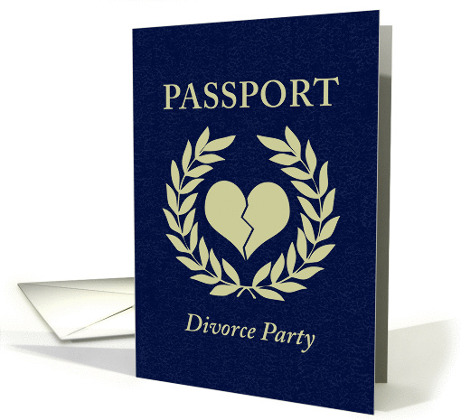 divorce party passport card (1216228)