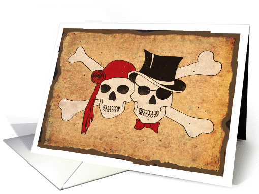 pirate wedding invitation card (1224914)