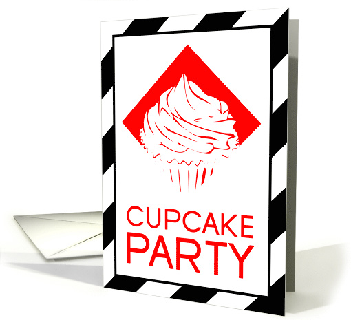 birthday cupcake invitation card (1245000)