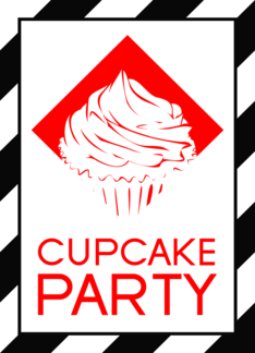cupcake baking invitation