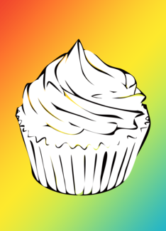 cupcake baking invitation