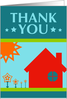 Thank You For Staging Our Home card