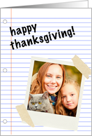 HAPPY THANKSGIVING! photo card