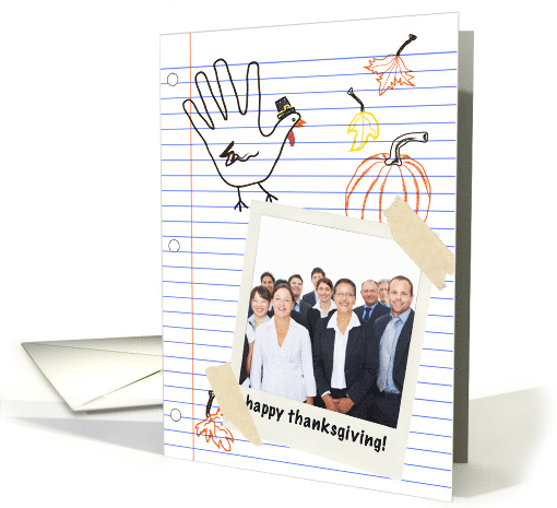 Business Office, HAPPY THANKSGIVING! photo card, chilld's... (1339982)